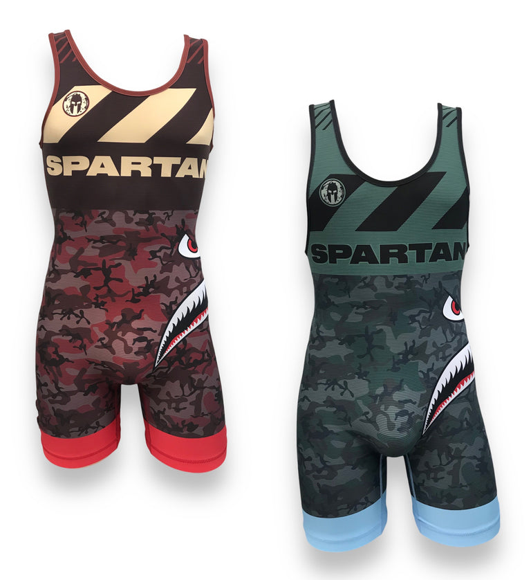 SPARTAN "BOMBER" SINGLET COMBO - MEN'S, WOMEN'S & YOUTH CUT